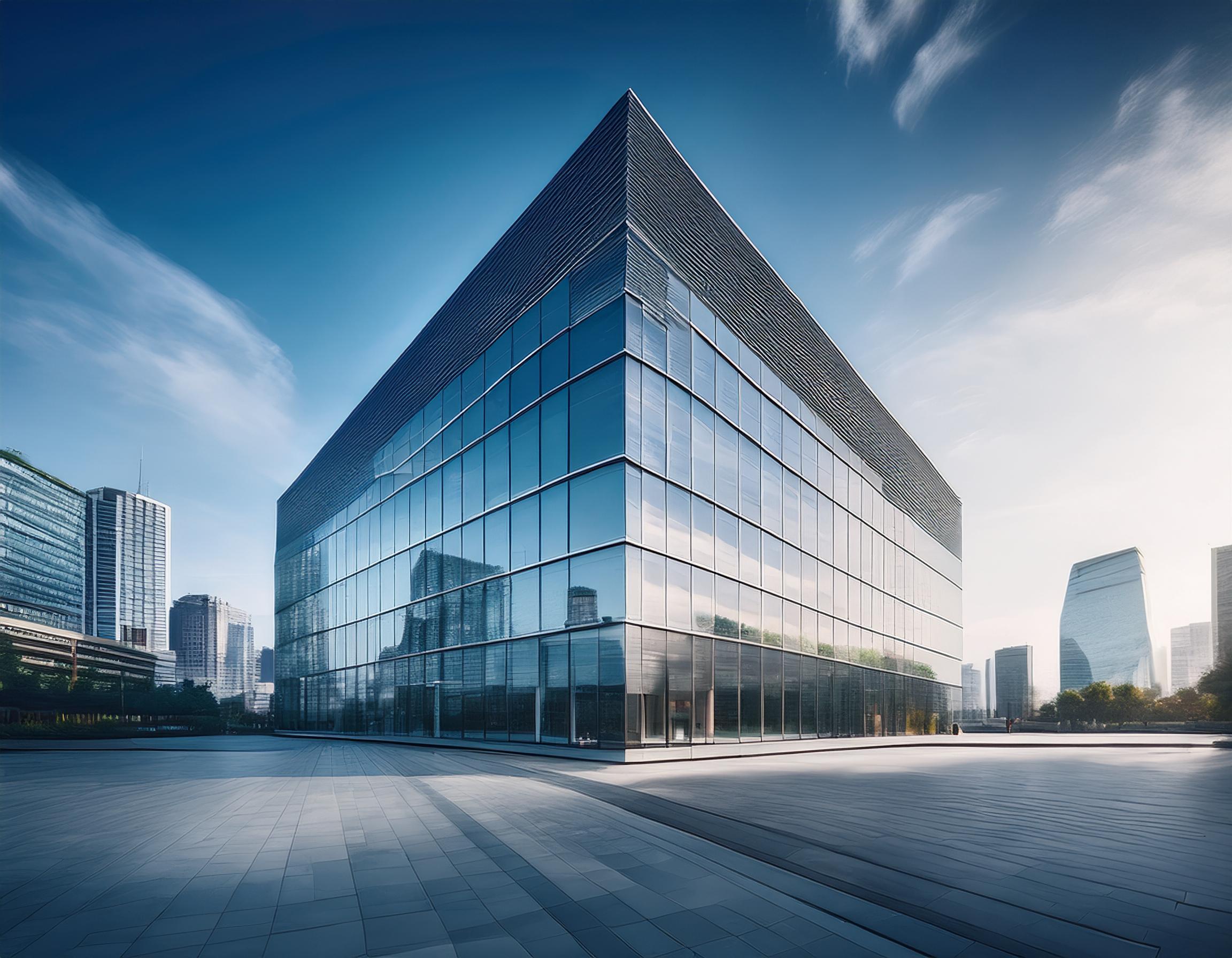 Modernes Bürogebäude in Frankfurt