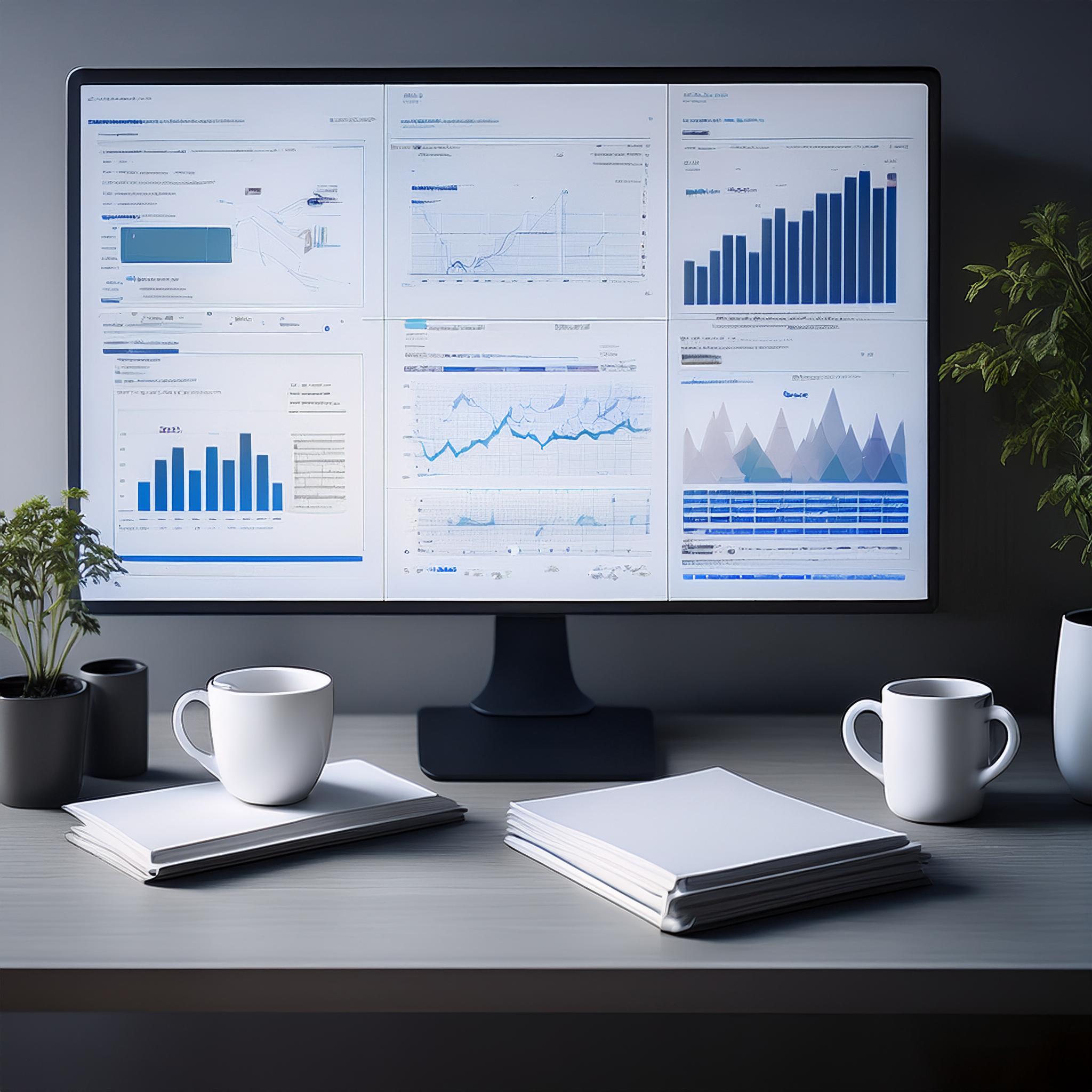 Digitalisiertes Steuerdokument auf einem Computerbildschirm